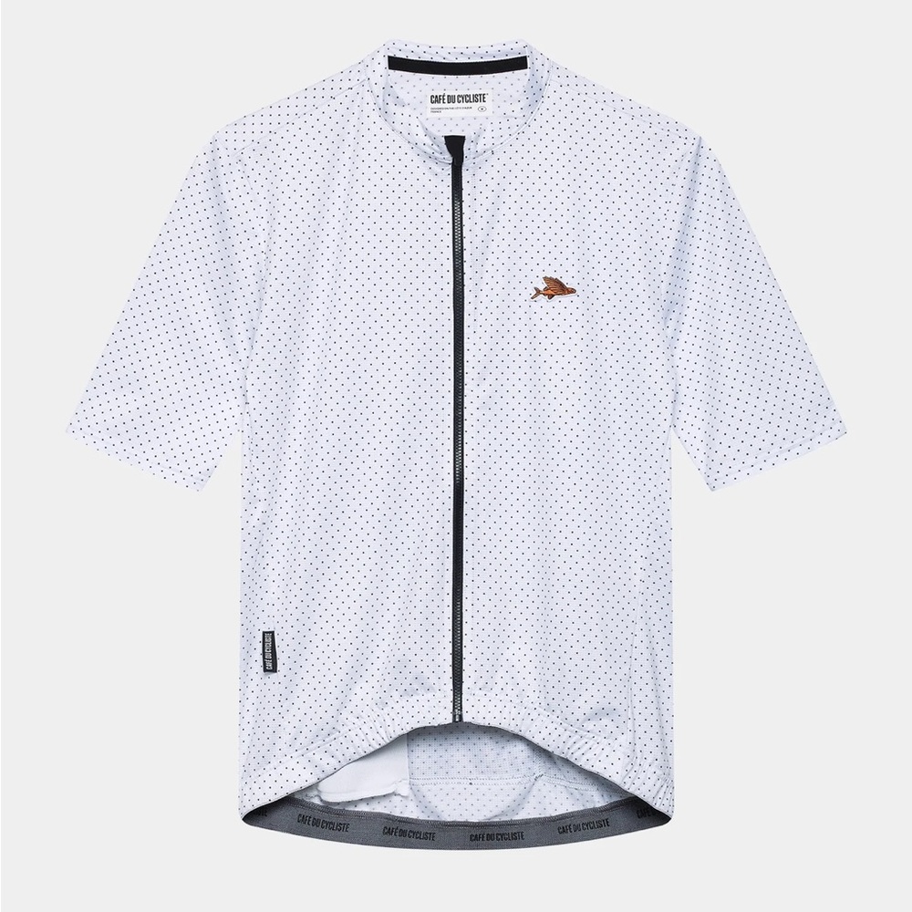 Cafe Du Cycliste Men’s White Cycling Jersey L